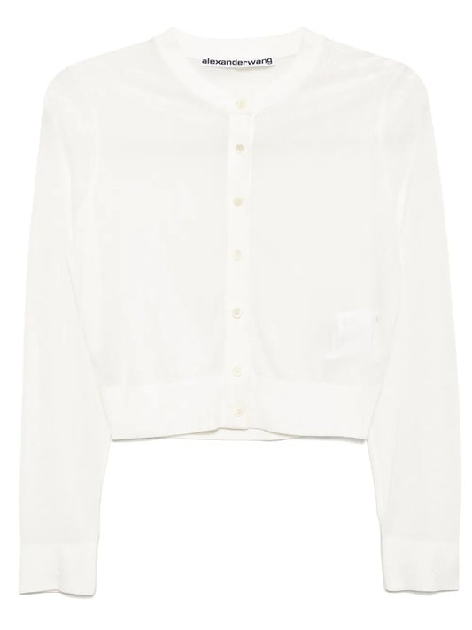 Crystal-Embellished Cropped Top