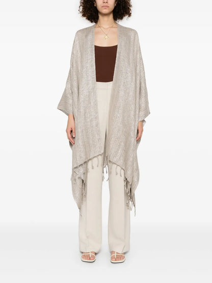 Lamé-Effect Coat