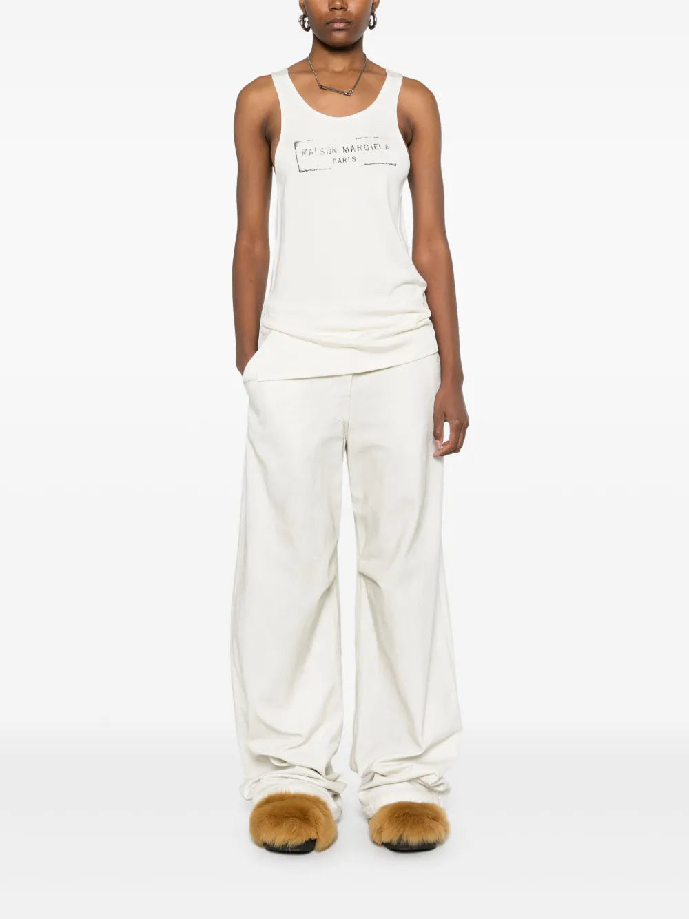 Logo-Print Tank Top