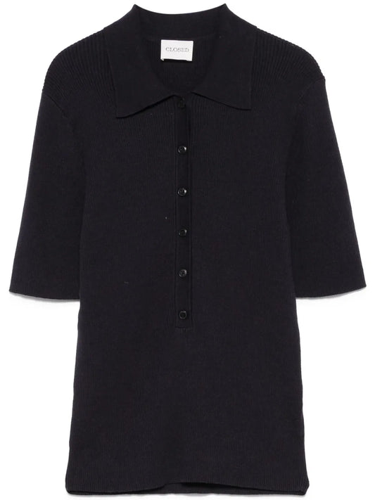 Knitted Polo Shirt