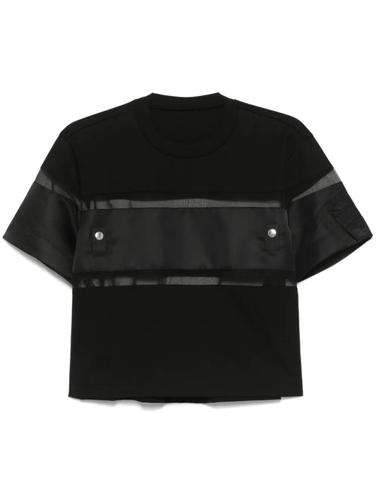 Sheer-Panels T-Shirt