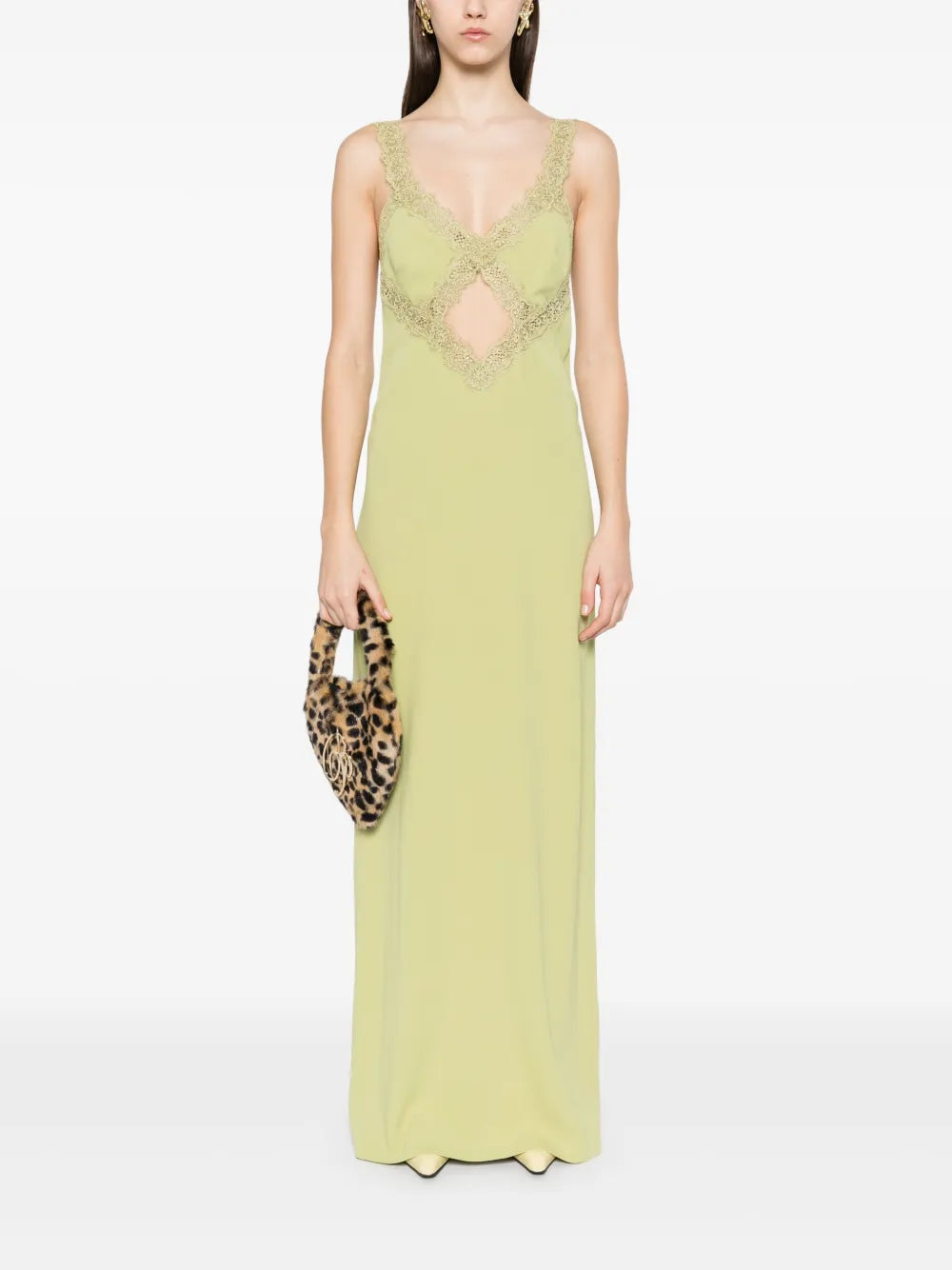 Corded-Lace Maxi Dress