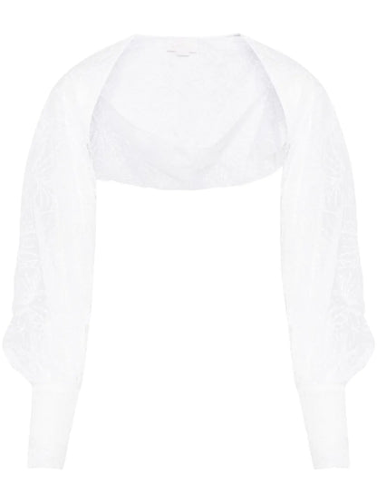 Floral-Embroidered Jacket