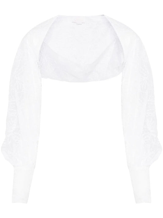Floral-Embroidered Jacket
