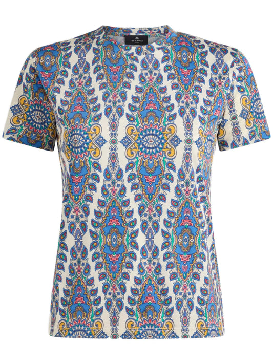 Paisley-Print T-Shirt