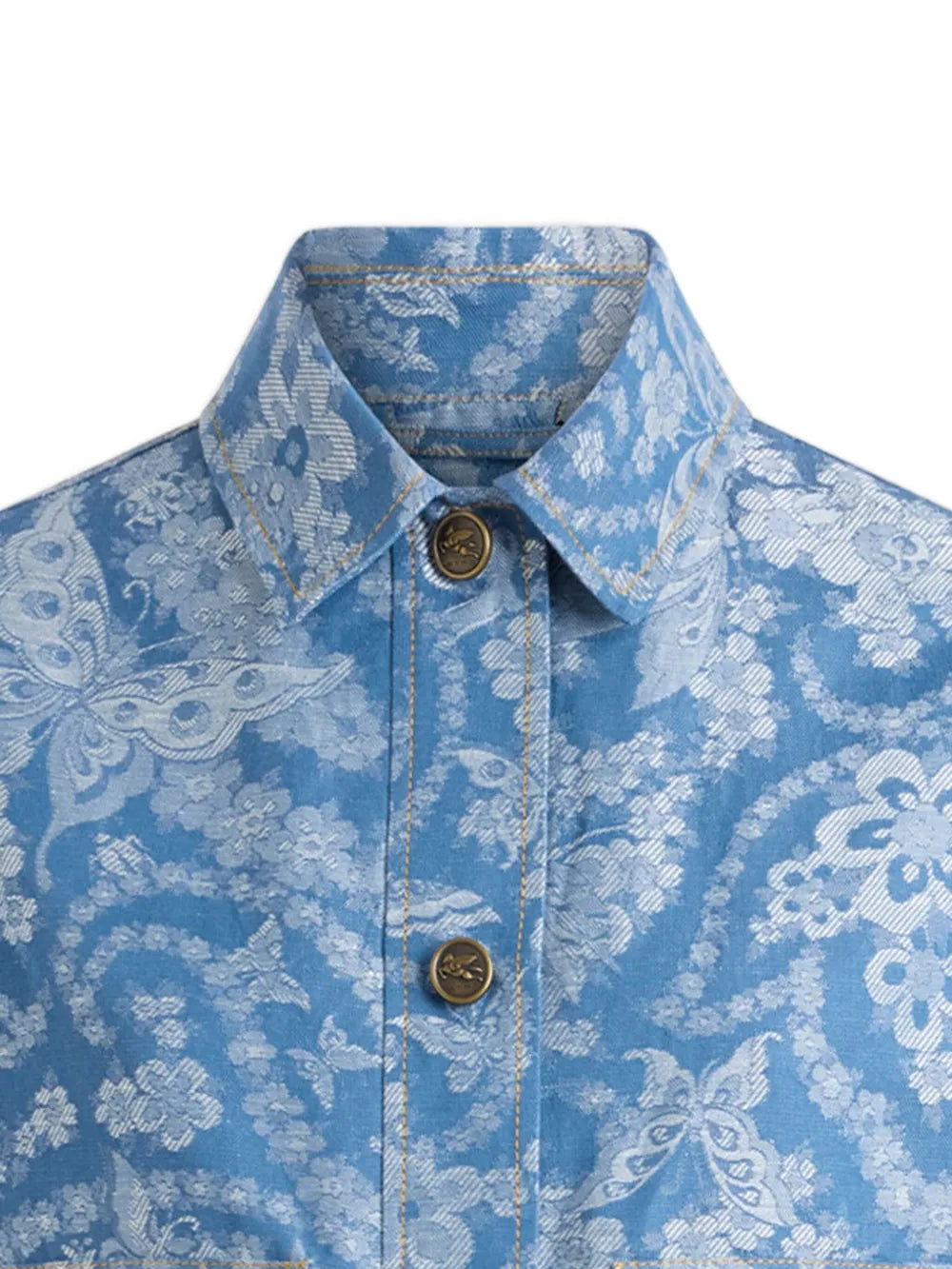 Denim Jacquard Jacket