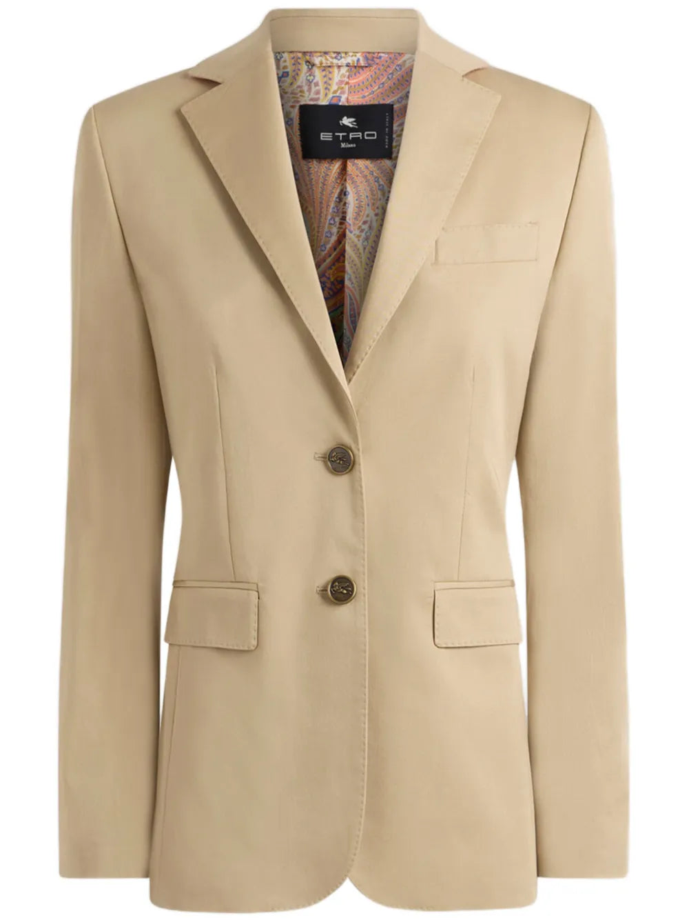 Pegaso-Buttons Cotton Blazer