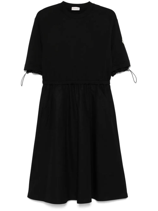 Contras-Panel Midi Dress