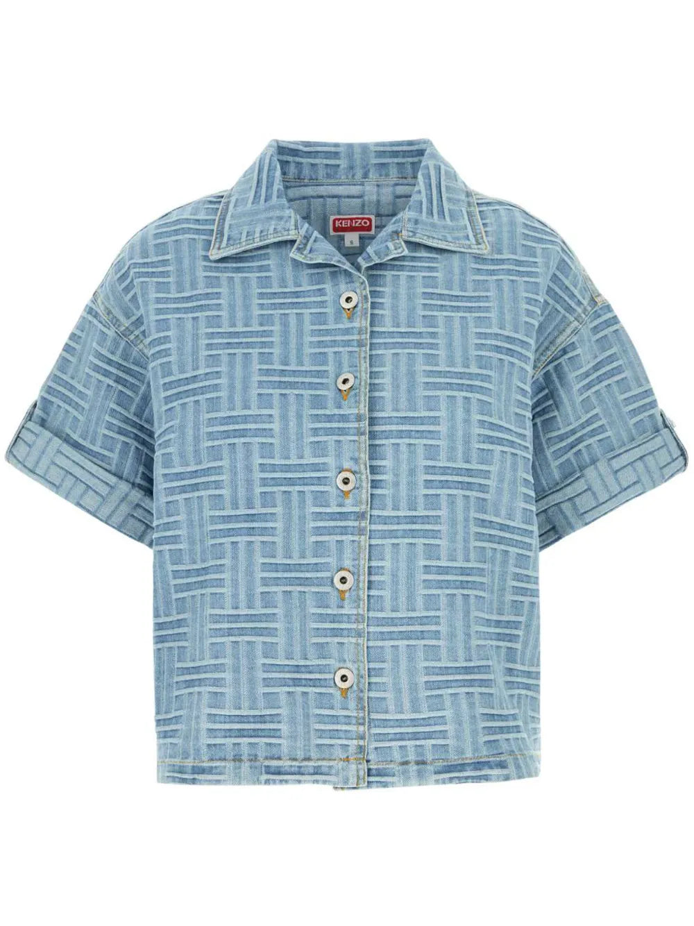 Embroidered Denim Shirt