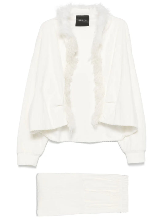 Chenille Trousers Set