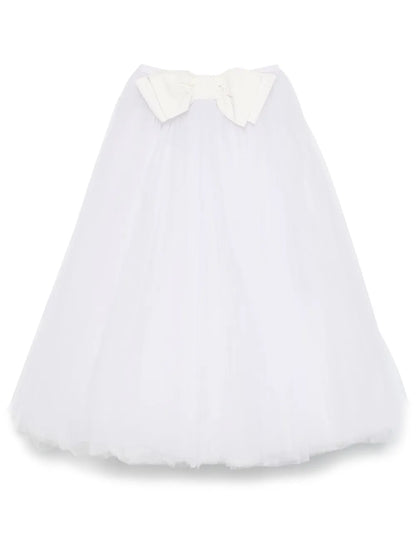 Bow-Detailed Maxi Skirt