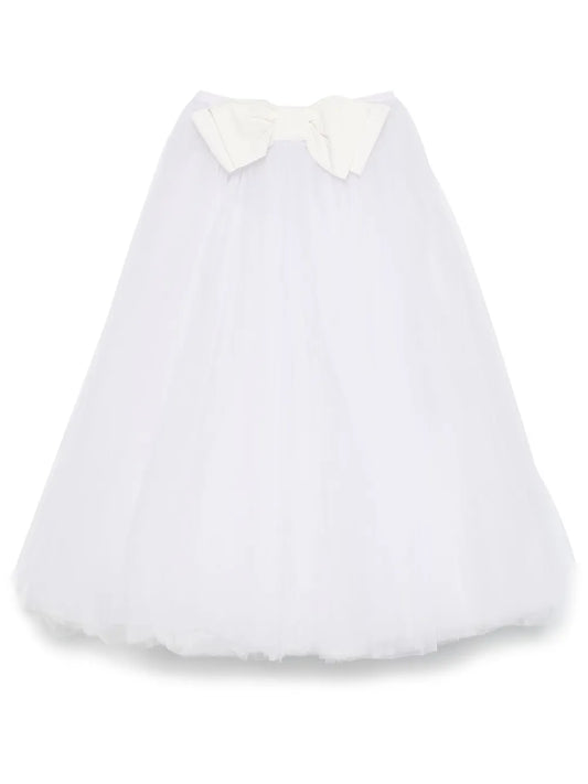 Bow-Detailed Maxi Skirt