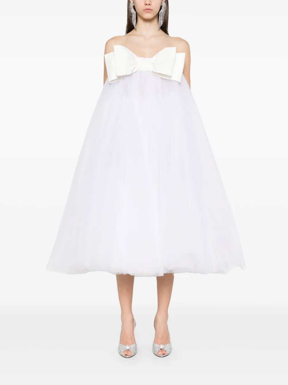 Bow-Detailed Maxi Skirt