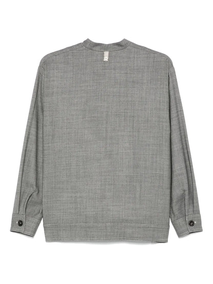 Band-Collar Jacket