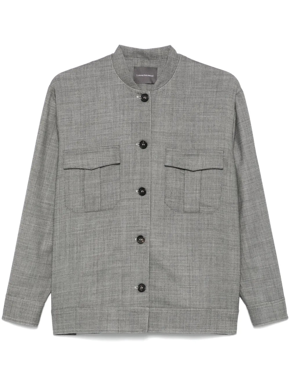 Band-Collar Jacket