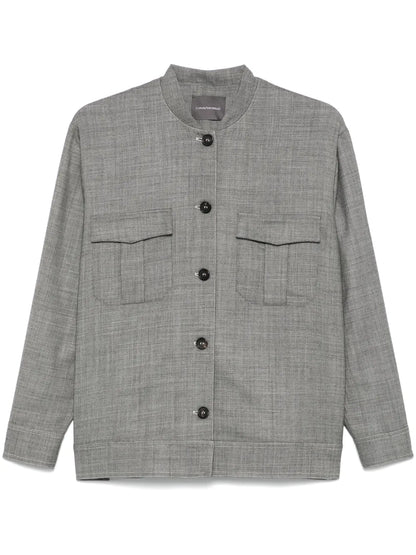 Band-Collar Jacket