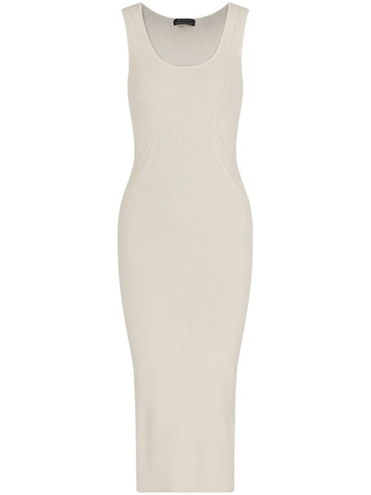 Ribbed Body Con Maxi Dress