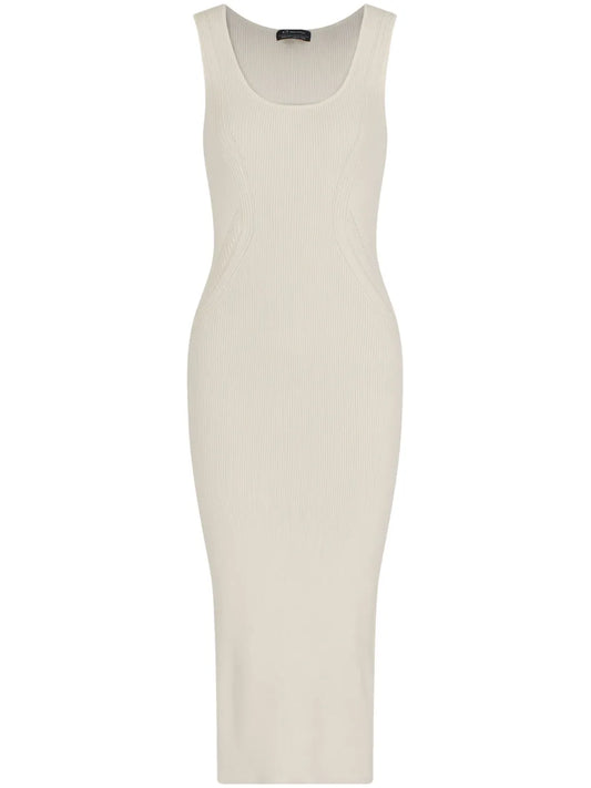 Ribbed Body Con Maxi Dress