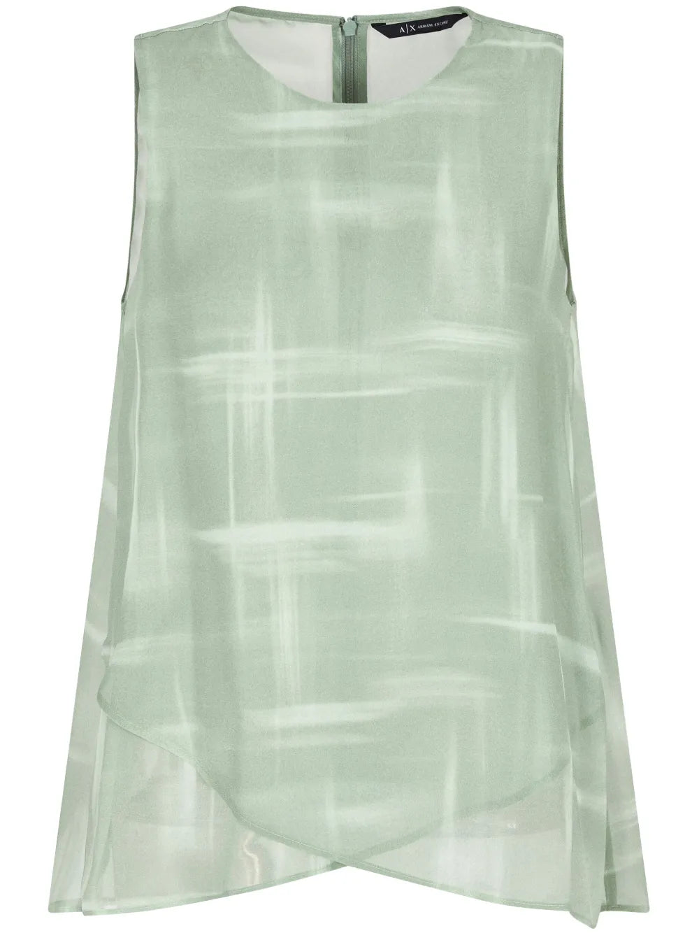 Abstract-Print Blouse