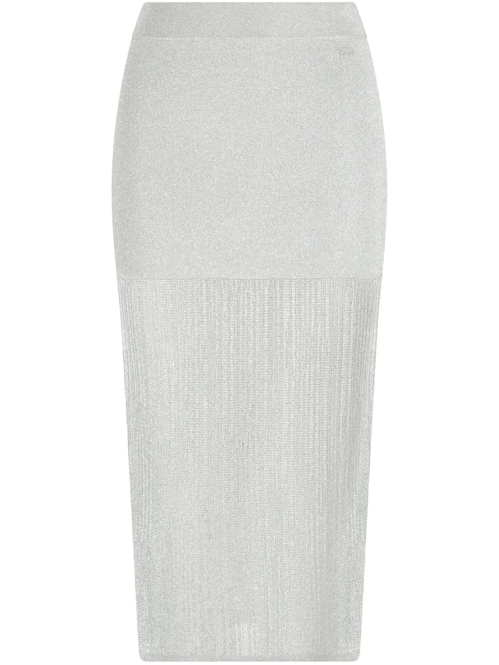 Lurex Midi Pencil Skirt