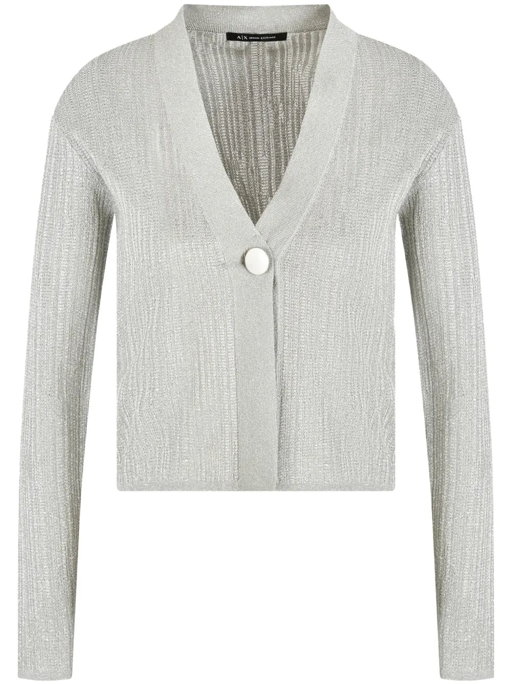 Cropped V-Neck Cardigan