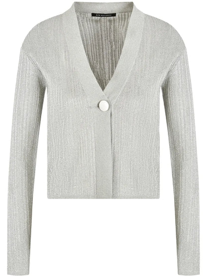 Cropped V-Neck Cardigan