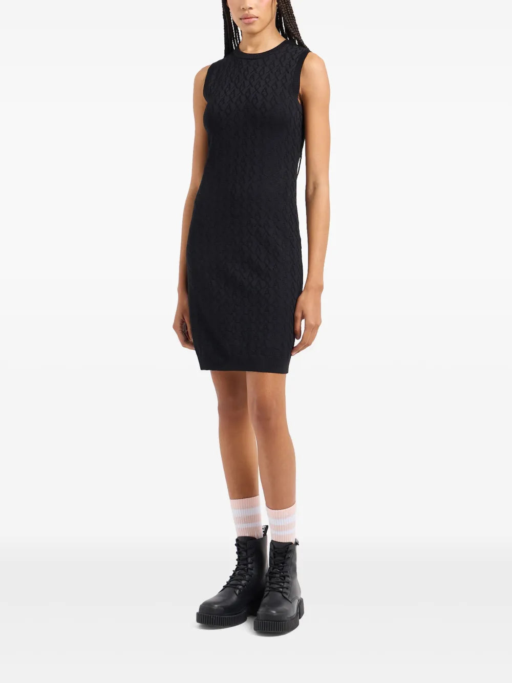 Monogram-Knit Dress