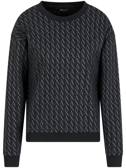 Monogram-Print Sweatshirt