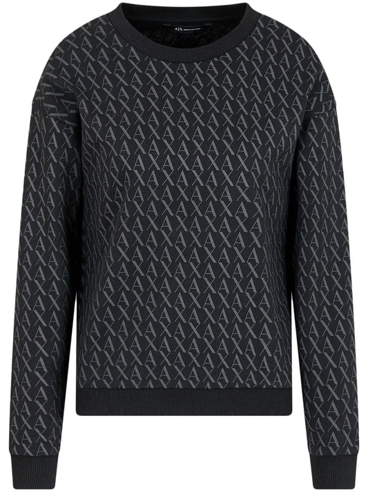 Monogram-Print Sweatshirt