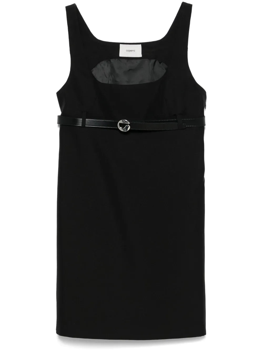 Belted Tailored Mini Dress