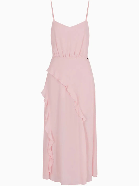 Ruffle-Edge Dress