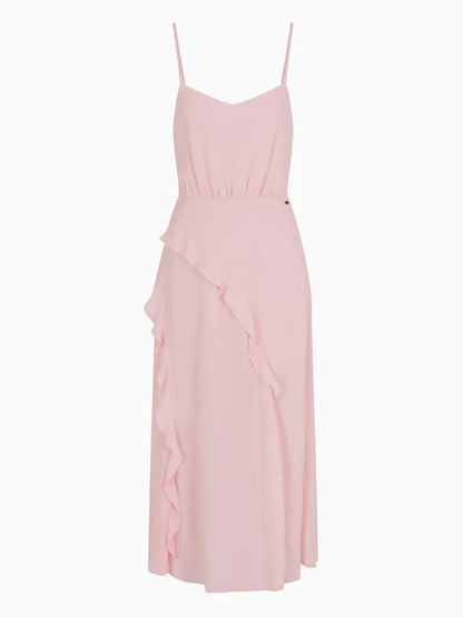 Ruffle-Edge Dress