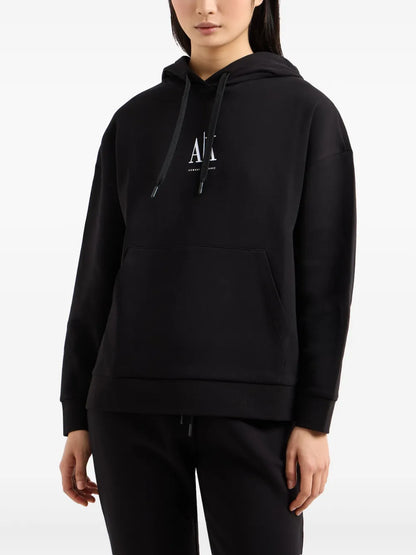 Logo-Embroidered Hoodie