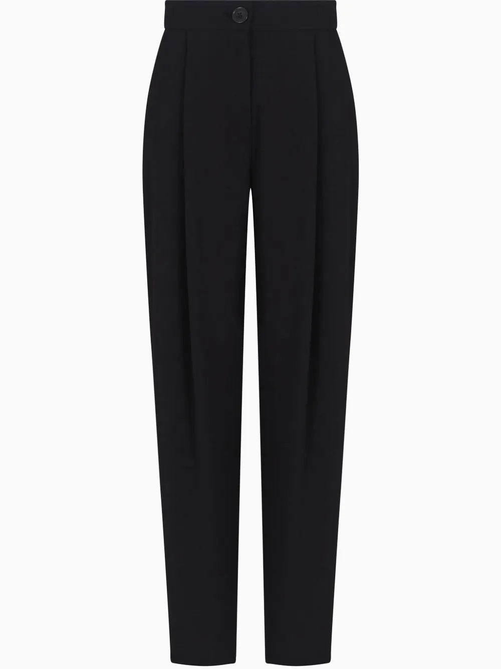 Creased Straight-Leg Trousers