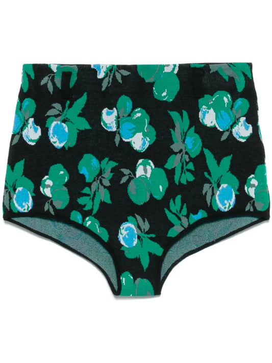 Jacquard Knitted Shorts