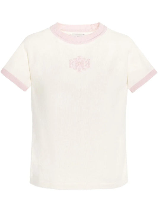 Logo-Embellished Cashmere T-Shirt