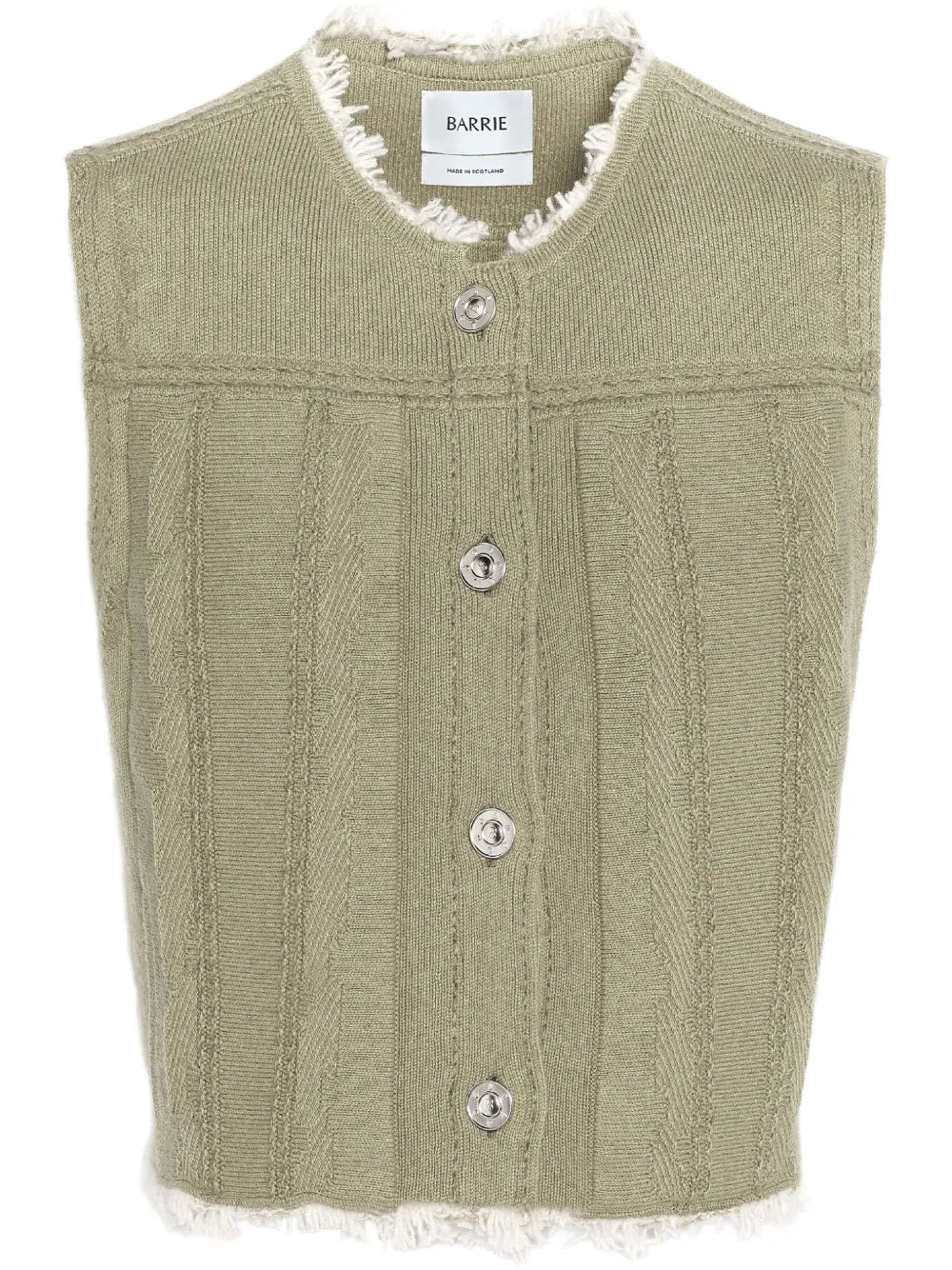 Frayed-Edge Vest