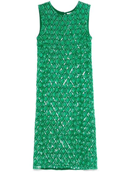Sequinned Midi Dress