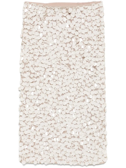 Sequinned Midi Skirt