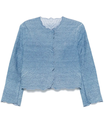 Floral-Embroidered Jacket