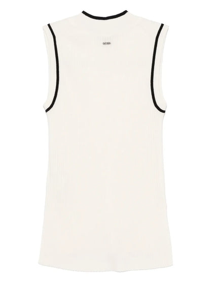 Stripe-Detail Tank Top