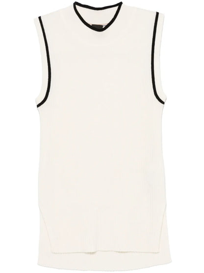Stripe-Detail Tank Top