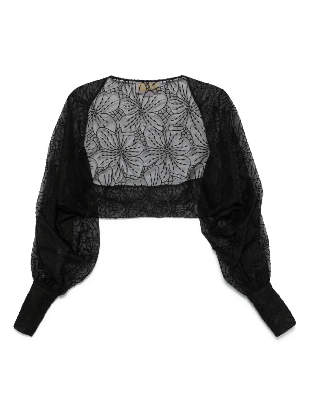 Floral-Embroidery Jacket