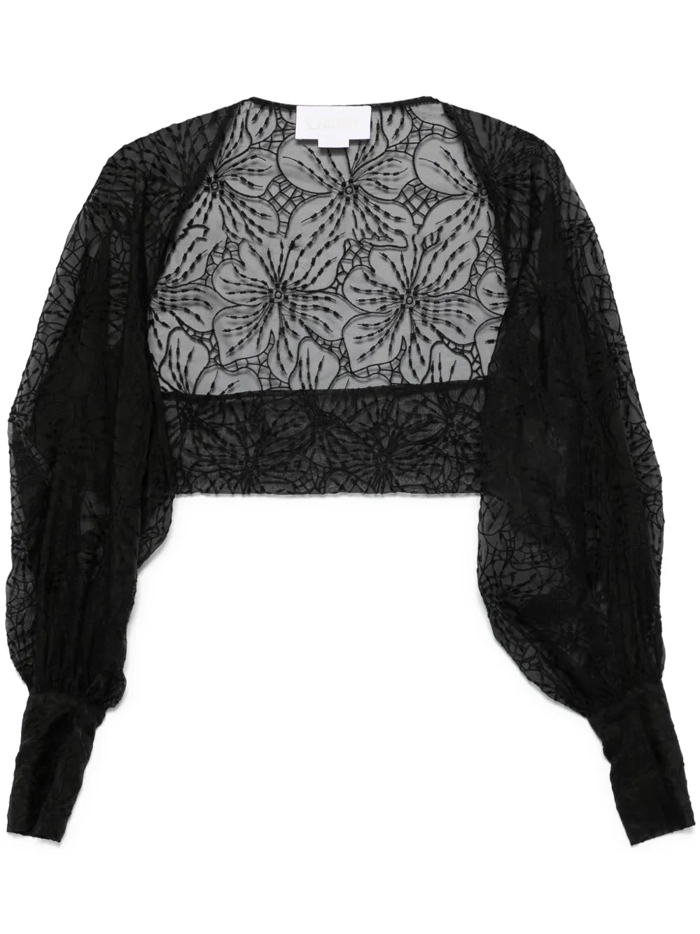 Floral-Embroidery Jacket