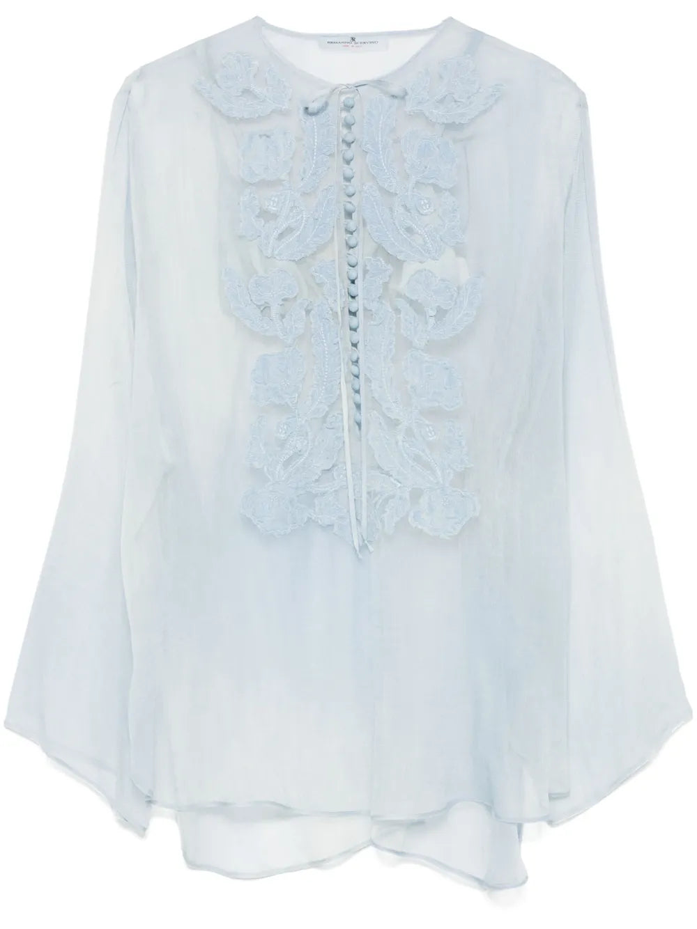Floral-Appliqué Tunic