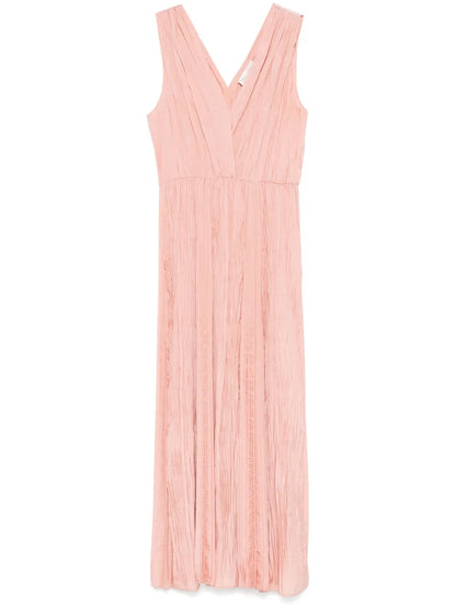 Pleated Midi Dress
