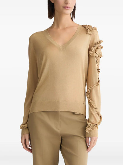 Ruched Sweater