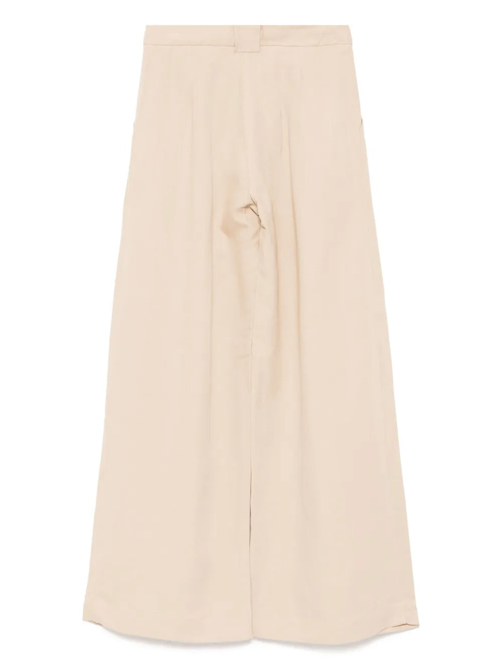 Wide-Leg Pleat Pants