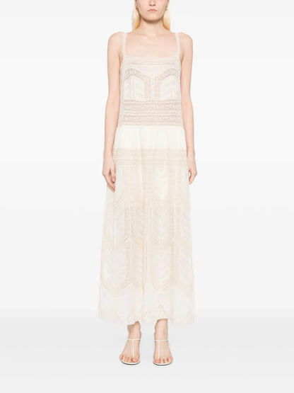 Lace-Trim Slip Dress