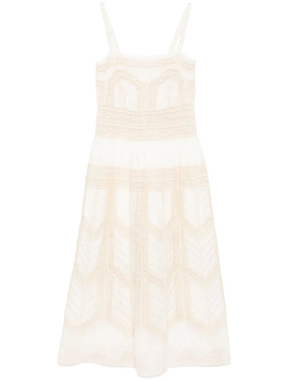 Lace-Trim Slip Dress